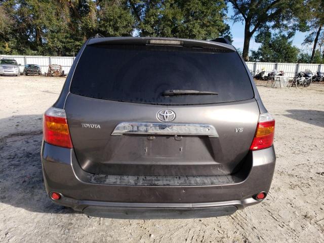 JTEDS41A282012592 - 2008 TOYOTA HIGHLANDER GRAY photo 6