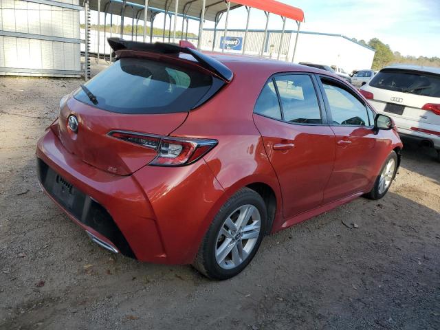 JTNK4RBE4K3041657 - 2019 TOYOTA COROLLA SE ORANGE photo 3