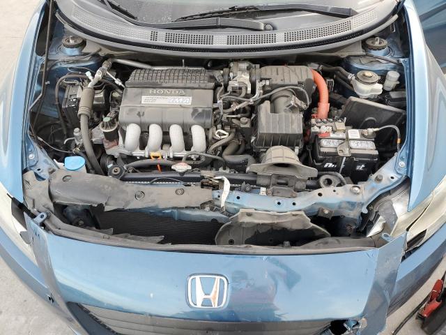 JHMZF1C48CS004590 - 2012 HONDA CR-Z BLUE photo 11