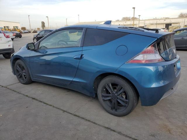 JHMZF1C48CS004590 - 2012 HONDA CR-Z BLUE photo 2