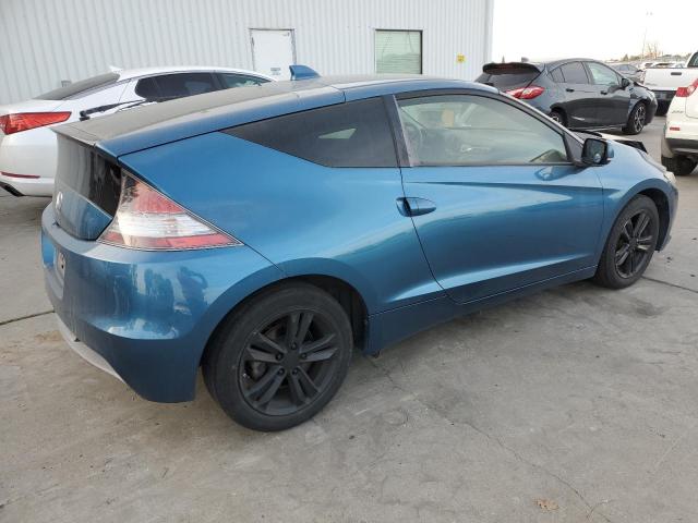 JHMZF1C48CS004590 - 2012 HONDA CR-Z BLUE photo 3