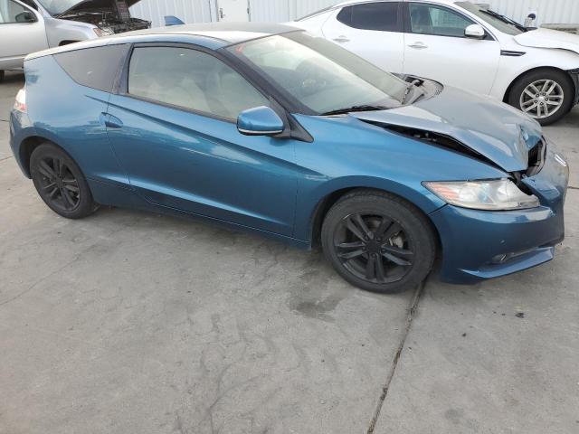 JHMZF1C48CS004590 - 2012 HONDA CR-Z BLUE photo 4