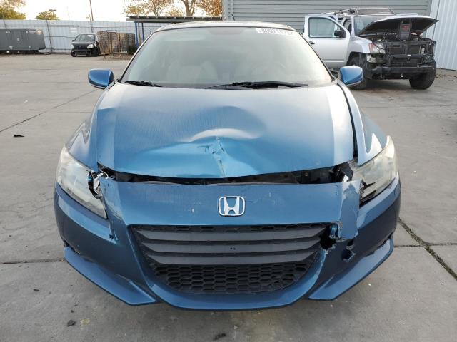 JHMZF1C48CS004590 - 2012 HONDA CR-Z BLUE photo 5