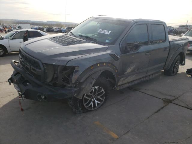 1FTFW1RG9JFB84982 - 2018 FORD F150 RAPTOR GRAY photo 1