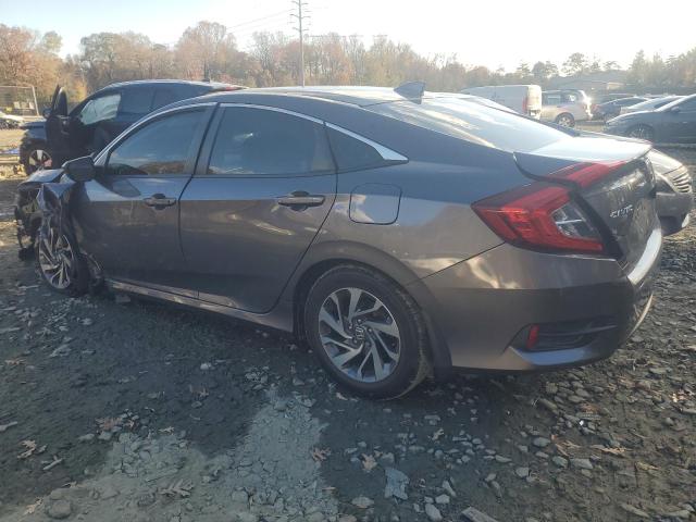 2HGFC2F75JH599509 - 2018 HONDA CIVIC EX GRAY photo 2