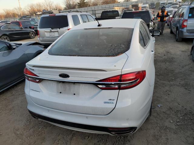 3FA6P0H97JR179461 - 2018 FORD FUSION SE WHITE photo 6