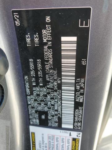 JTJSARBZXM2195733 - 2021 LEXUS NX 300 BASE رمادي صورة 13