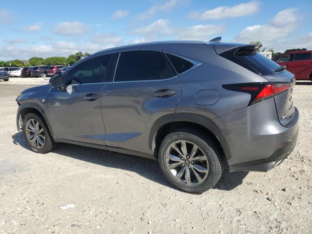 JTJSARBZXM2195733 - 2021 LEXUS NX 300 BASE رمادي صورة 2