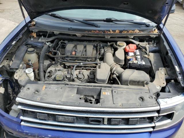2FMGK5C81FBA18971 - 2015 FORD FLEX SEL BLUE photo 12