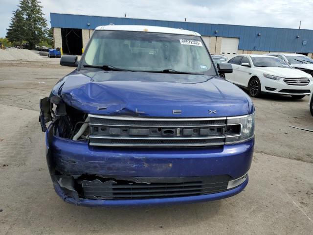 2FMGK5C81FBA18971 - 2015 FORD FLEX SEL BLUE photo 5