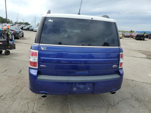 2FMGK5C81FBA18971 - 2015 FORD FLEX SEL BLUE photo 6