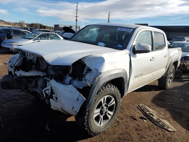 5TFCZ5AN8MX265353 - 2021 TOYOTA TACOMA DOUBLE CAB WHITE photo 1