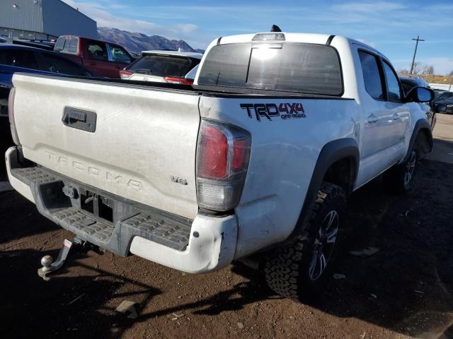 5TFCZ5AN8MX265353 - 2021 TOYOTA TACOMA DOUBLE CAB WHITE photo 3