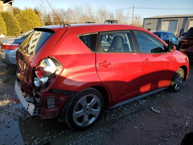 5Y2SP67019Z421750 - 2009 PONTIAC VIBE RED photo 3