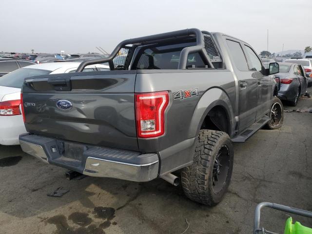 1FTEW1EF3GKE97888 - 2016 FORD F150 SUPERCREW GRAY photo 3
