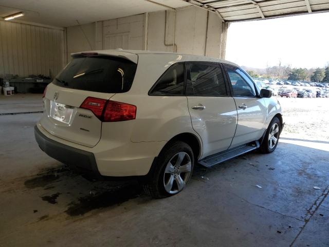 2HNYD28327H551290 - 2007 ACURA MDX TECHNOLOGY WHITE photo 3