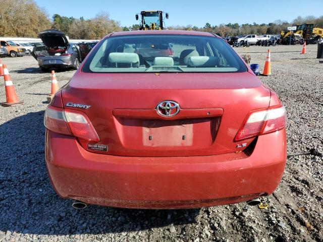 4T1BK46K38U071230 - 2008 TOYOTA CAMRY LE RED photo 6