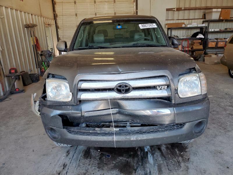 5TBET34196S529754 - 2006 TOYOTA TUNDRA DOUBLE CAB SR5 GRAY photo 5