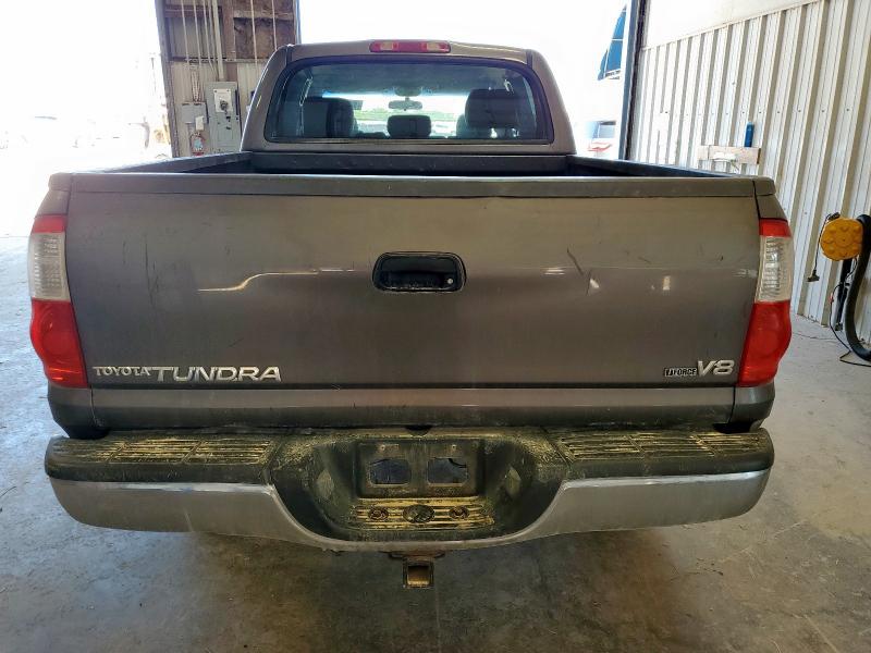 5TBET34196S529754 - 2006 TOYOTA TUNDRA DOUBLE CAB SR5 GRAY photo 6