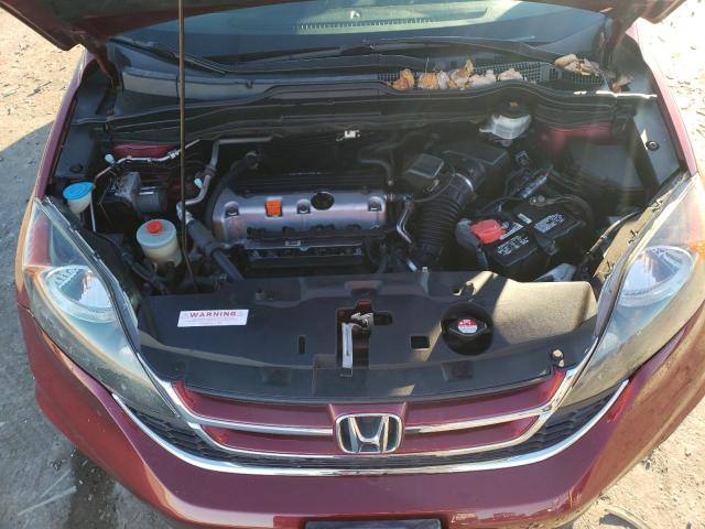 5J6RE4H51AL082458 - 2010 HONDA CR-V EX BURGUNDY photo 11