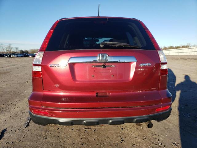 5J6RE4H51AL082458 - 2010 HONDA CR-V EX BURGUNDY photo 6