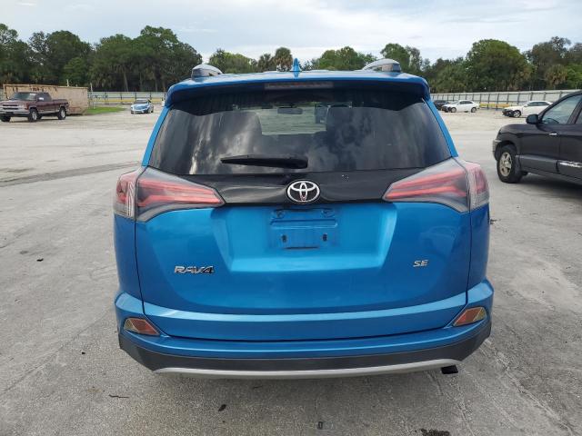 JTMNFREV0GD086457 - 2016 TOYOTA RAV4 SE BLUE photo 6