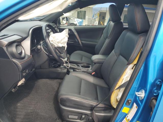 JTMNFREV0GD086457 - 2016 TOYOTA RAV4 SE BLUE photo 7