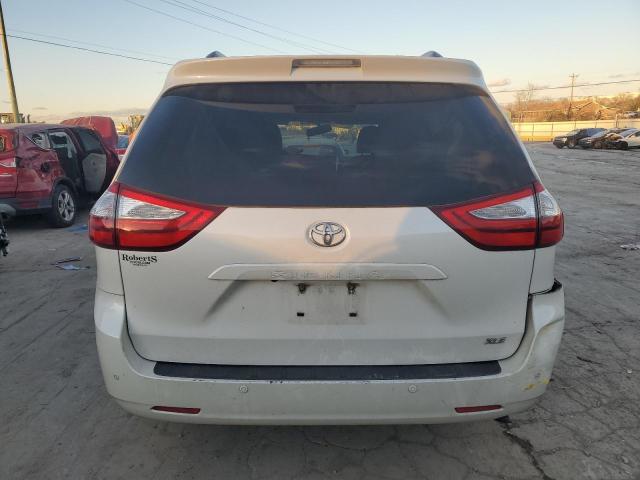 5TDYK3DC3GS742080 - 2016 TOYOTA SIENNA XLE WHITE photo 6