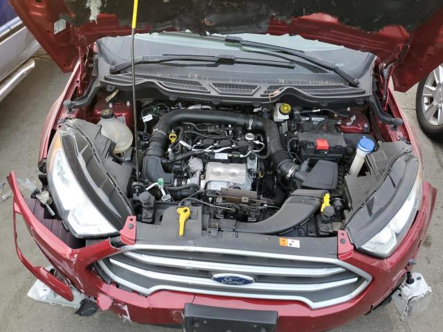 MAJ3P1TE8JC175673 - 2018 FORD ECOSPORT SE RED photo 11