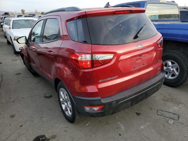 MAJ3P1TE8JC175673 - 2018 FORD ECOSPORT SE RED photo 2