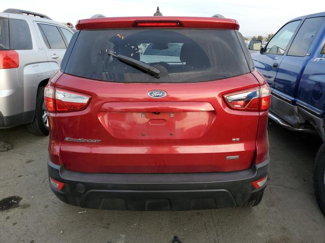 MAJ3P1TE8JC175673 - 2018 FORD ECOSPORT SE RED photo 6