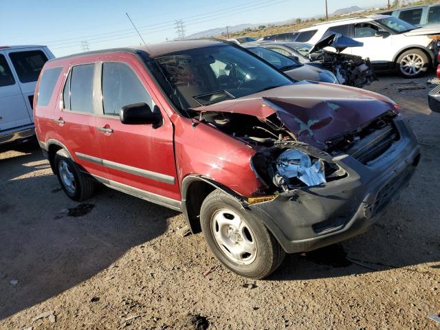 JHLRD78444C052783 - 2004 HONDA CRV LX RED photo 4