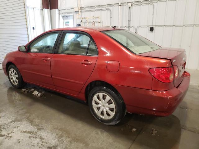 JTDBR32E460085376 - 2006 TOYOTA COROLLA CE RED photo 2