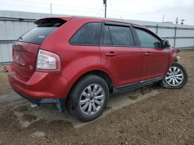 2FMDK38C19BA84929 - 2009 FORD EDGE SEL BURGUNDY photo 3