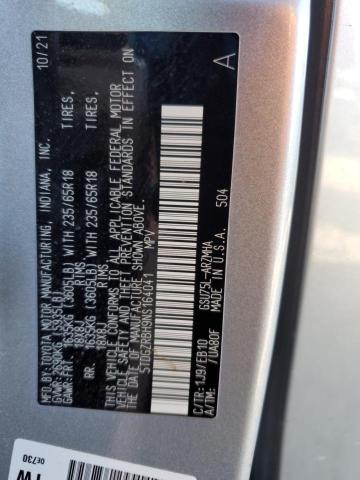 5TDGZRBH9NS164041 - 2022 TOYOTA HIGHLANDER XLE SILVER photo 13