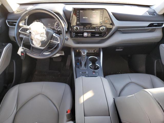 5TDGZRBH9NS164041 - 2022 TOYOTA HIGHLANDER XLE SILVER photo 8