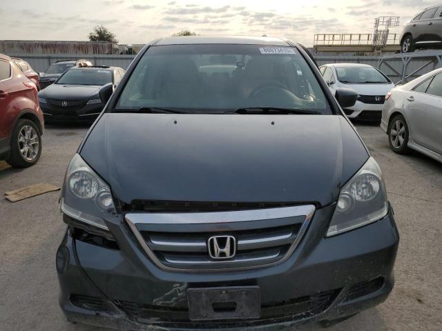 5FNRL38495B024362 - 2005 HONDA ODYSSEY EX GRAY photo 5