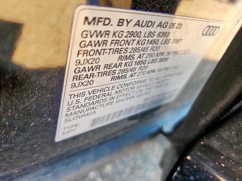 WA1LCBF79PD022600 - 2023 AUDI Q7 PREMIUM PLUS Қара фото 13