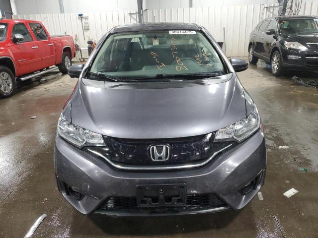 3HGGK5H80FM731731 - 2015 HONDA FIT EX GRAY photo 5