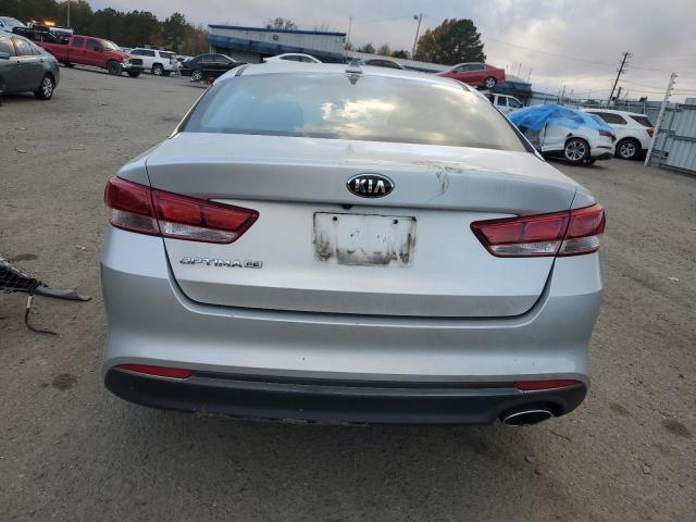 5XXGT4L39HG121557 - 2017 KIA OPTIMA LX SILVER photo 6