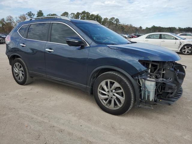 5N1AT2MT7FC867104 - 2015 NISSAN ROGUE S BLUE photo 4