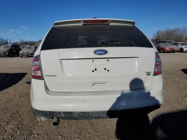 2FMDK4JC1ABB63232 - 2010 FORD EDGE SEL WHITE photo 6