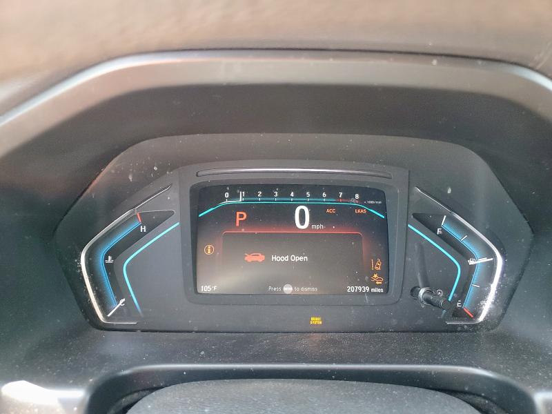 5FNRL6H51KB016102 - 2019 HONDA ODYSSEY EX WHITE photo 9