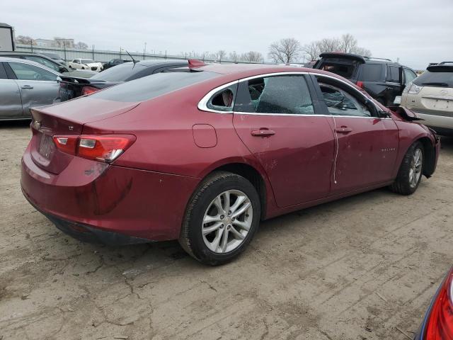 1G1ZE5ST6HF125387 - 2017 CHEVROLET MALIBU LT MAROON photo 3