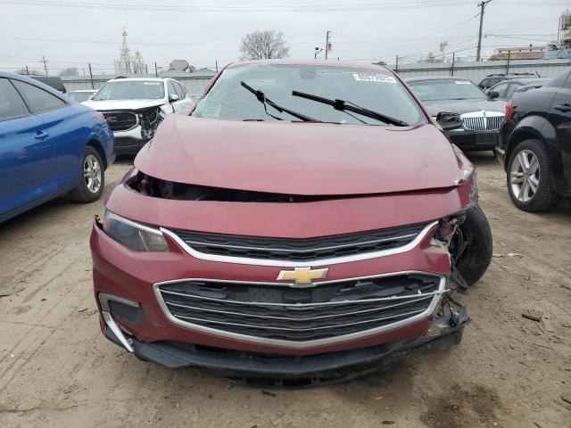 1G1ZE5ST6HF125387 - 2017 CHEVROLET MALIBU LT MAROON photo 5