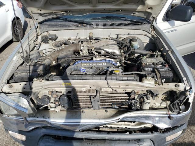 5TESN92N82Z103273 - 2002 TOYOTA TACOMA XTRACAB PRERUNNER ვერცხლისფერი ფოტო 11