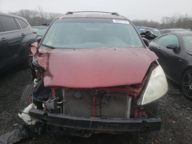 5TDBK23C07S007610 - 2007 TOYOTA SIENNA LE MAROON photo 5