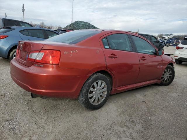 4A32B2FF3AE008265 - 2010 MITSUBISHI GALANT FE RED photo 3