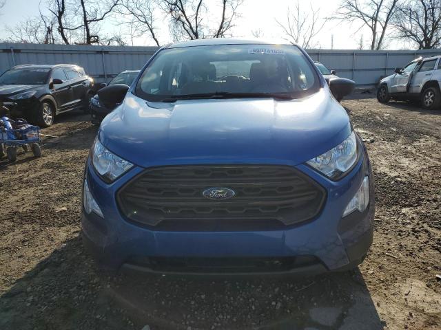 MAJ3S2FE7MC437932 - 2021 FORD ECOSPORT S BLUE photo 5