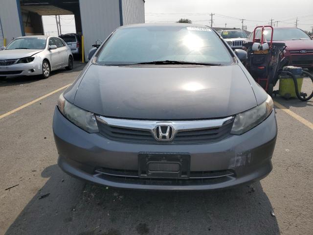 2HGFB2F52CH572630 - 2012 HONDA CIVIC LX ნაცრისფერი ფოტო 5